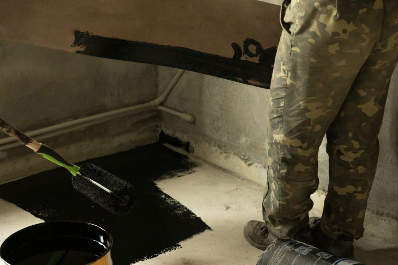 Sealant Application on Basement Floor